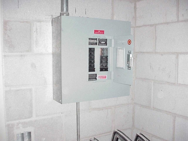 Electrical Panel With Open Door